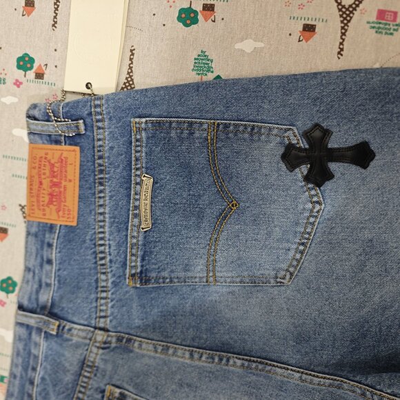 Chrome Hearts Logo Cross Jeans - Picture 6 of 7